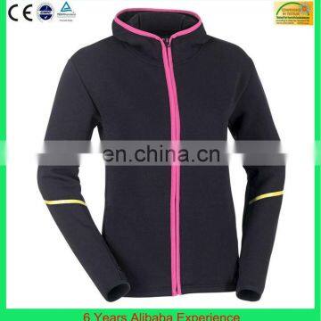 2015 Zip Polar Fleece Hoodie Womens Knitted Polar Fleece Jacket(6 Years Alibaba Experience)