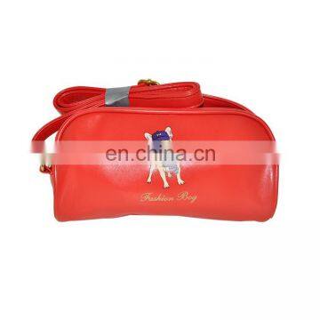 Red color custom small kids shoulder bag