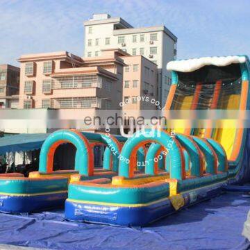 Huge inflatable double slide water gaint slide