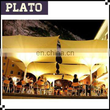 Lighting outdoor tulip umbrellas, Italy led flower umbrellas for events