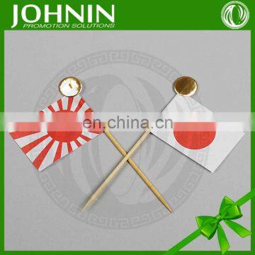 cheap promotional decorative toothpick small paper flag sticks