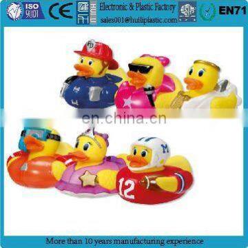 Custom made sunglasses bath rubber duck, mini bath christmas rubber duck bath toy, Wholesale custom bulk promotion rubber duck