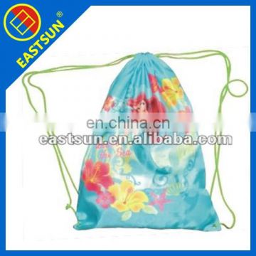 EASTSUN cheap fashionable nylon and 190T poyester promotional drawstring bags for students