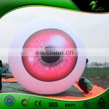 Inflatable Eyeball Customized Facial Features Balloon Helium Inflatables with LED Lighting Costume