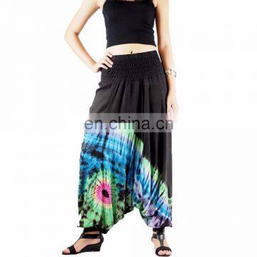 NAPAT Nylon Polyester Spandex Loose fit Aladin Harem Pants