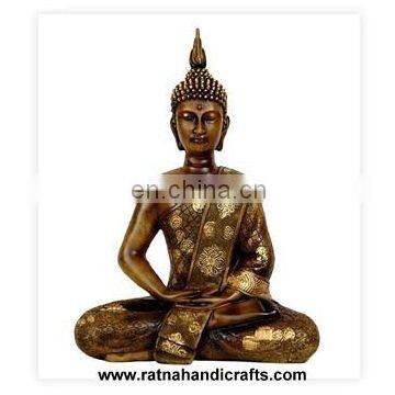 Meditation Buddha PolyResin Statue