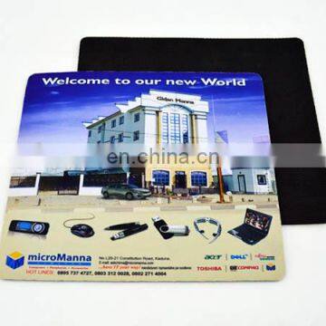 Factory direct brand printed mousepad rubber cloth