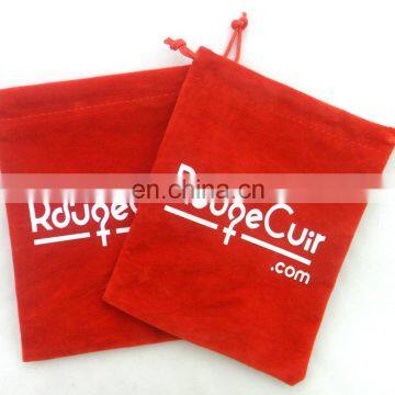 red velvet bags, jewellery pouches, small, 3 x 4 inch 7 x 9 cm