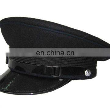 embroidery police visor cap