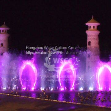 Fountain Show Musioc Dancing Fountian LED Show Fire Show in the River or Lake photo-2
