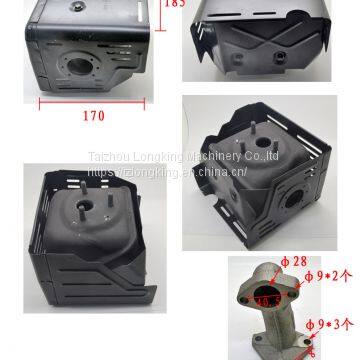 GX390 188F Portable Generator Muffler/water pump muffler