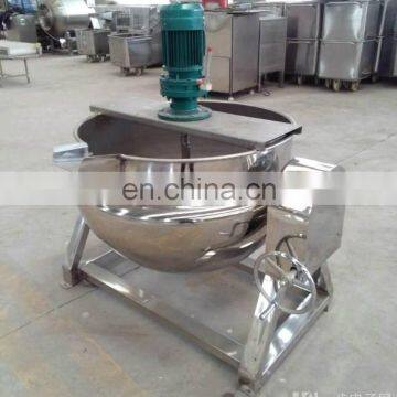 Hot Sale Factory Price Double Layer Steam Gas Jacketed Kettle With Agitator photo-4