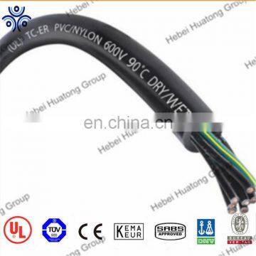 UL listed UL 62 standard 3 4 5 conductor 16awg 14awg 12awg 10awg 8awg 6awg SOW SOOW cable