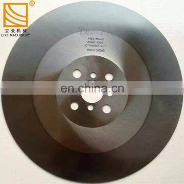 ISO BV approved wear resistance pipe cutting hss saw blade