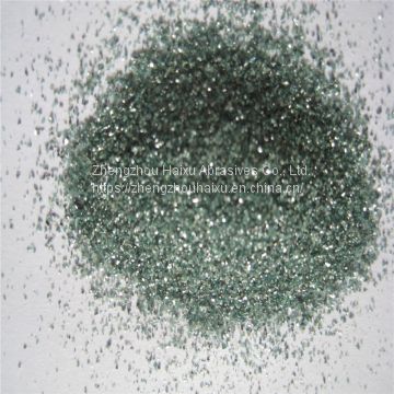 SiC 98.5% metallurgical grade green silicon carbide for glass grinding