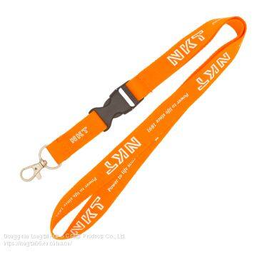 Ribbon lanyard factory Polyester hollow cotton rope Exhibition badges lanyard Customizable logo