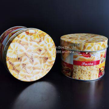 Round Metal Tins Lids Round Flat Cookie Tin Candy Chocolate & Cake