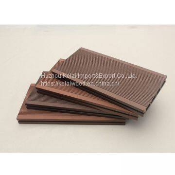 Length Customized Surface Grooved Wpc Crack-resistant Decking Hollow Wpc Outside Decks Outdoor Decking Wpc Board photo-3