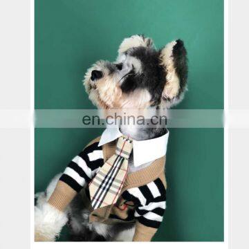 Dog Clothes Spring Autumn Dog Stripe Sweater Pet Clothing Sweater Teddy Dog Schnauzer Pomeranian Corgi Pet Clothes photo-4
