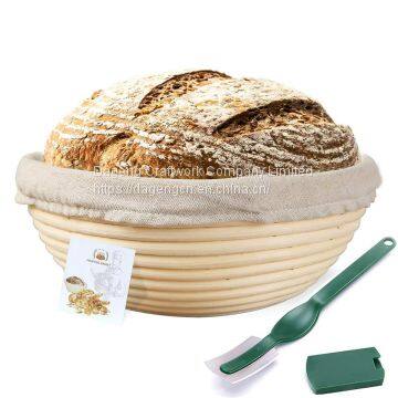 China Factory Round Rattan Banneton Bread Proofing Basket With Liner photo-2