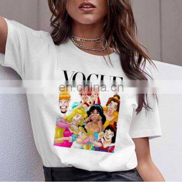 2020 Princess Vogue Tee Women Summer Graphic T-Shirts photo-2