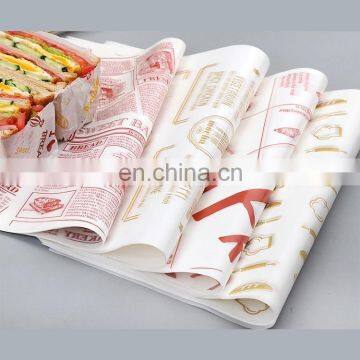 Food Grade Fries Wrapper Baking for Fast Food Packaging Wax Sandwich Paper Printing Machine photo-3