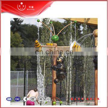 Water Park Equipment Fiberglass Interactive Triple Dumping Buckets With Low Prices photo-5