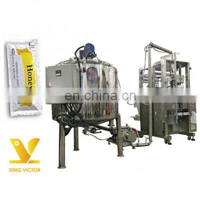 honey processing and packing machine voccum pouch sauce packaging machine