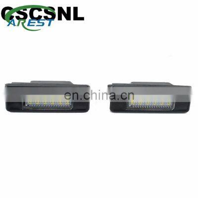 2Pcs Error Free 18 LED License Plate Light for Peugeot 207 308 Citroen Berlingo C2 C3 Pluriel Baujahr 2004-2009 C4 C5 C6 DS3 P12