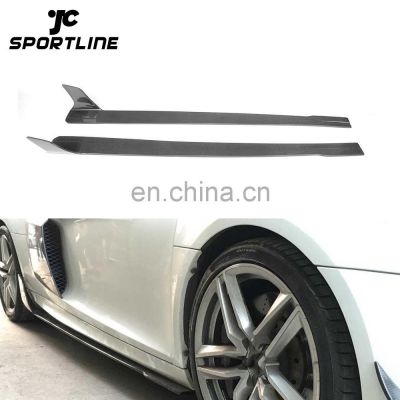 Custom Carbon Fiber Lip Skirt for Audi R8 V8 V10 GT