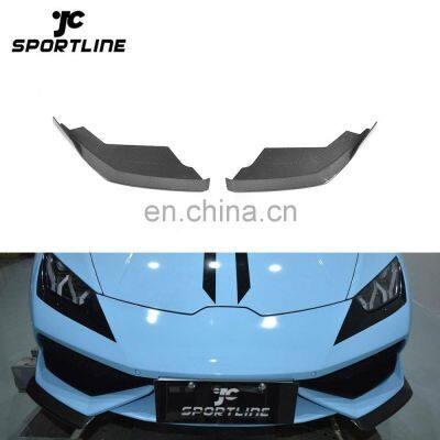 14-17 Carbon Fiber Front Splitters for Lamborghini Huracan LP600 610 Coupe