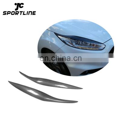 Carbon Fiber Car Eyelid Marks for Ford Facelift Fiesta 2013-2015