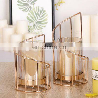 Metal candlestick Mermaid candlestHot gold plated iron crafts candlestick wedding props home decoration