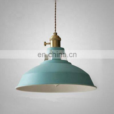 Modern Decorative Metal Pendant Lamp E27 Nordic Colorful Hanging Light