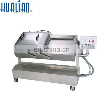 DZK-500/S Hualian Double Chamber Vacuum Packaging Machine Plastic Automatic 55X500X180 220V/110V Commodity Electric Provided 600