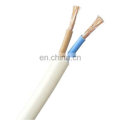 2 Cores 1.5mm2 Bare Copper RVV Electric Cable Multicore Electric Wire