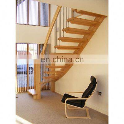 Living Room Stairs Arc Stairs Solid Wood Stairs