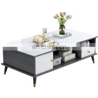 Light luxury  Nordic small family simple modern living room household TV cabinet multifunctional tea table