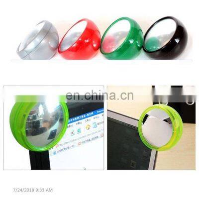 Multi-Purpose Metal Two Sided Vanity Mirror, Computer Side Mirror, Computer Rear View Side Mirror photo-2