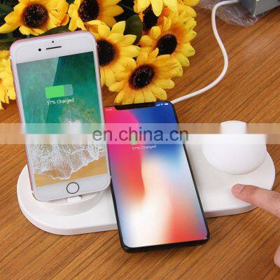 Wholesale Portable 5 In 1 Universal Mobile Phone Charger,Mushroom Wireless Qi Fast Charger Dock