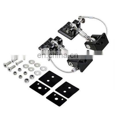 Hood Locking Catches Hood Catch Latch Set Kit Hood Locking FOR JEEP WRANGLER JL JK photo-2