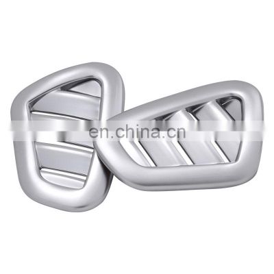 For Mercedes Benz W213 E Class E200l E300l 2016 2017 Car Accessories ABS Chrome Dashboard Air Conditioning Outlet Cover Trim