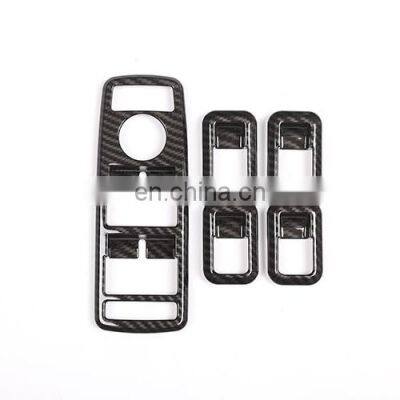 ABS Carbon Fiber Window Lift Switch Button Cover For Mercedes Benz A/B/C/E/GLE/GLA/CLA/GLK/ML W212 W204 Car Styling Accessories