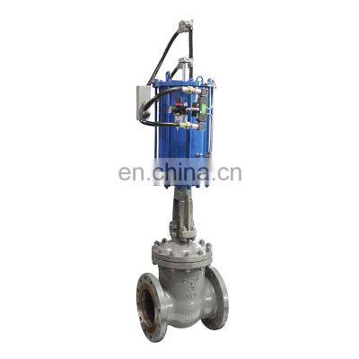 Pneumatic actuator straight stroke valve