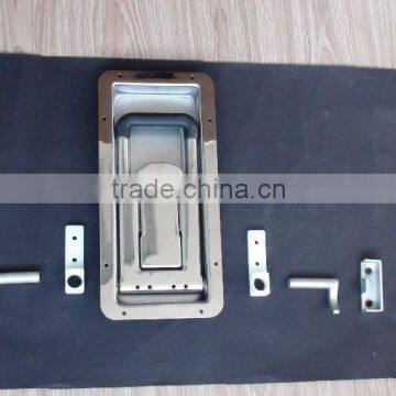 02342C Key Lock Stainelss Steel /steel Recessed Handle Trailer Side Door Lock photo-5