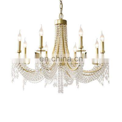 Art Decoration Creative Design Crystal Hall Chandelier Living Room Lusters Bedroom Dinning Room Lighting Fixture Home Decoration