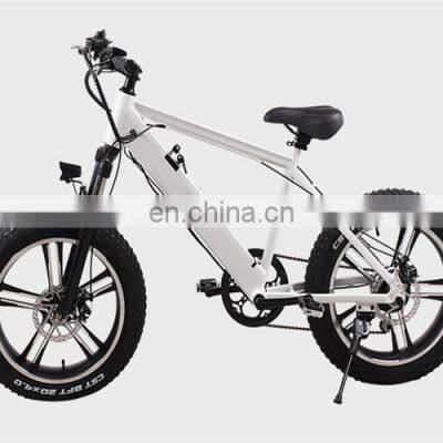 Electric Bike Aluminum Frame Aluminum Alloy Tire  48v 350w  LED light Forward-looking Waterproof LCD Disc Brakes 6 Speed Grades