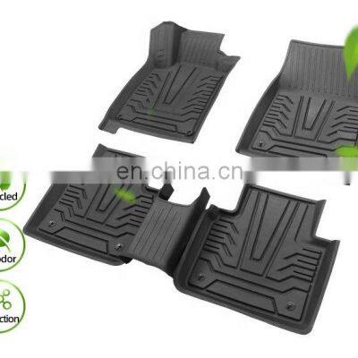 Manufacturers sell car 4 pieces custom carpet TPE car floor mats for Honda Accord new design dedicated customized  waterproof