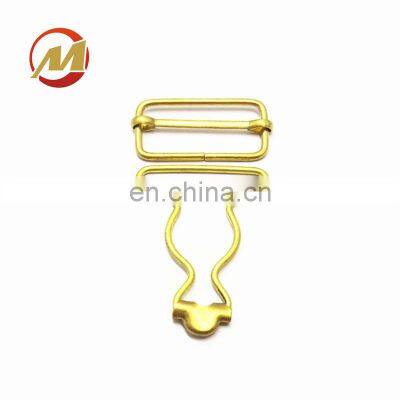 Gold Plated Buckles Stopper Adjustable Strap Bib Overall Buckles