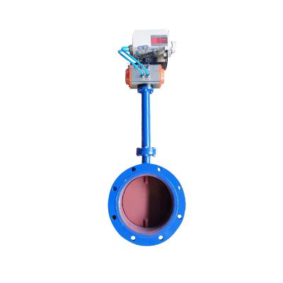 Latest design high temperature resistant pneumatic air valve butterfly valve durable flange flue gas valve air valve